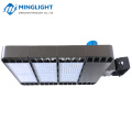 DLC ETL listed 300 watt led parking lot shoebox light 4 types brackets IP66 pole street lighting